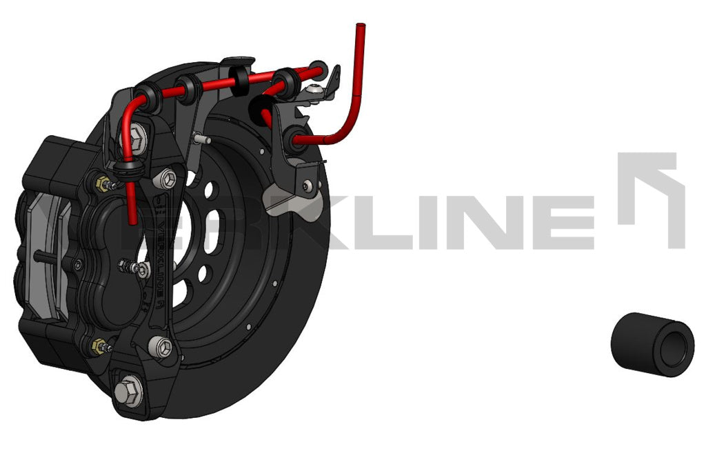 VERKLINE BKA-580 Höherlegungssatz für 15-Zoll-Räder und Carbon-Felgen – Audi R8/Lamborghini Huracan - image 5 of 6