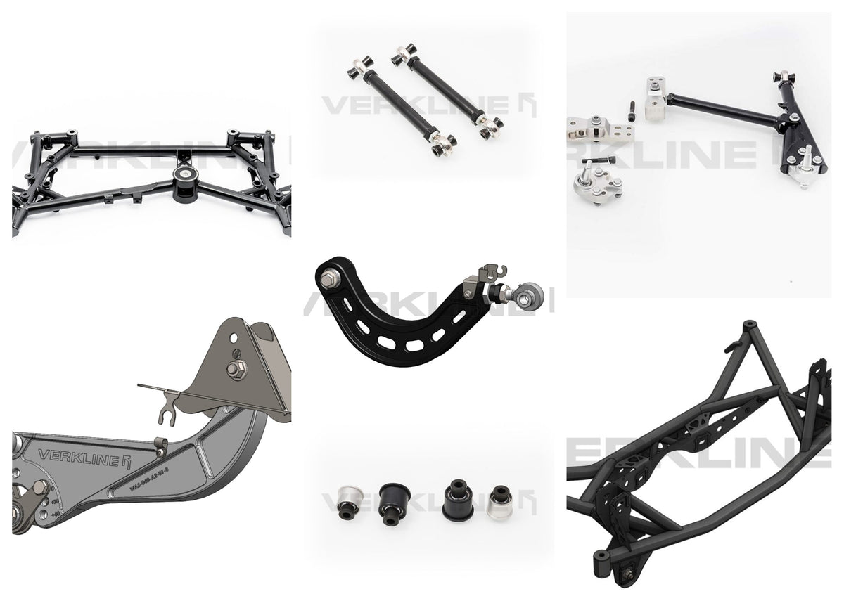 VERKLINE WAS-558 Full subframe + wishbones kit - PQ35 Audi TT A3 VW Golf 5 6 GTI Scirocco Seat Leon FWD - image 1 of 1
