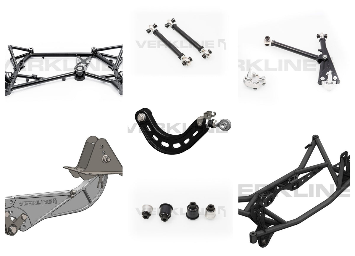 VERKLINE WAS-578 Full subframe + wishbones kit - MQB Audi A3 VW Golf 7 8 GTI Seat Leon 5F FWD - image 1 of 1
