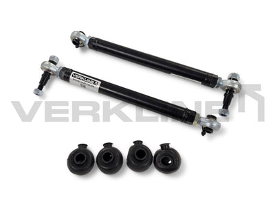 Rear track rods for support frame with ARB