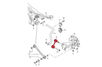 Rear sway bar adjustable end links MQB - Audi 8S TT TTS TTRS RS3 S3 A3 8V 8.5V Golf Mk7 - zdjecie 2