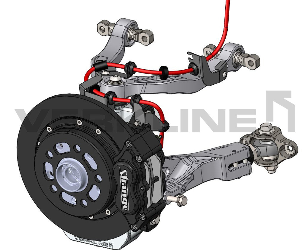 VERKLINE BKA-580 Höherlegungssatz für 15-Zoll-Räder und Carbon-Felgen – Audi R8/Lamborghini Huracan - image 6 fullscreen
