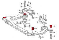 Subframe Bushings B2/B3/B4 offset - zdjecie 2