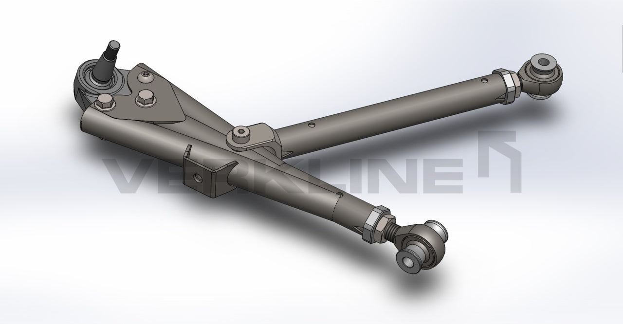 VERKLINE WAS-031 Adjustable tubular front race wishbones Audi A3/S3 8L, Audi TT 8N, Golf mk4 - image 1 fullscreen