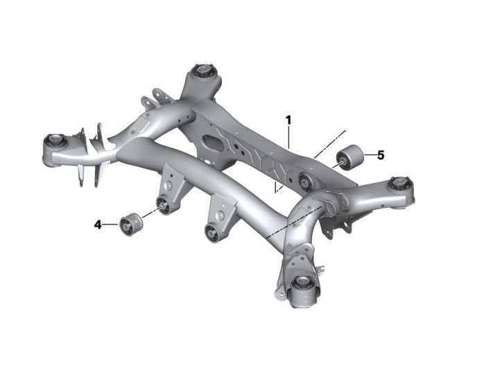 VERKLINE WAS-401 Rear lightweight tubular subframe Toyota Supra A90 A91 - image 2 of 4