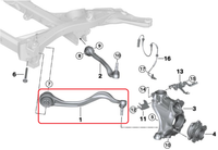 Front Caster Adjustable Control Arms Toyota Supra A90 A91 - zdjecie 2