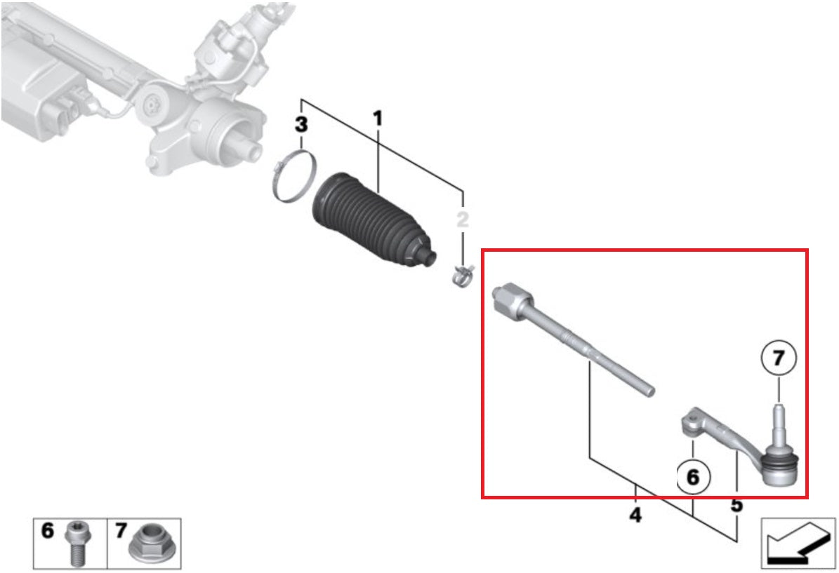 VERKLINE WAS-412 Front bump steer adjustable tie rod ends Toyota Supra A90 A91 - image 2 fullscreen