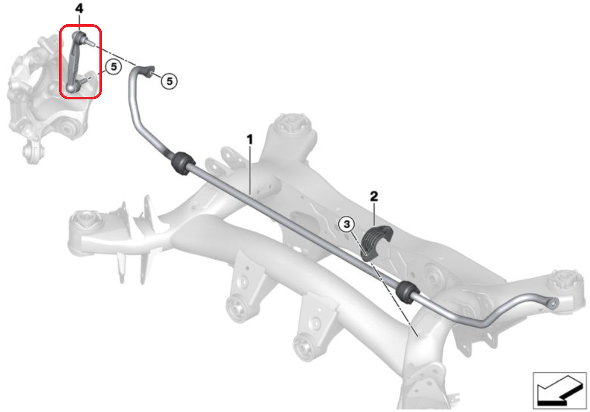 VERKLINE WAS-427 Rear sway bar end links Toyota Supra A90 A91 - image 2 of 3