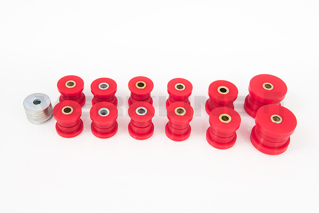 VERKLINE POW-049-75 Full rear polyurethane bushings set - cast wishbone - Audi B5 (street hardness) - image 3 fullscreen