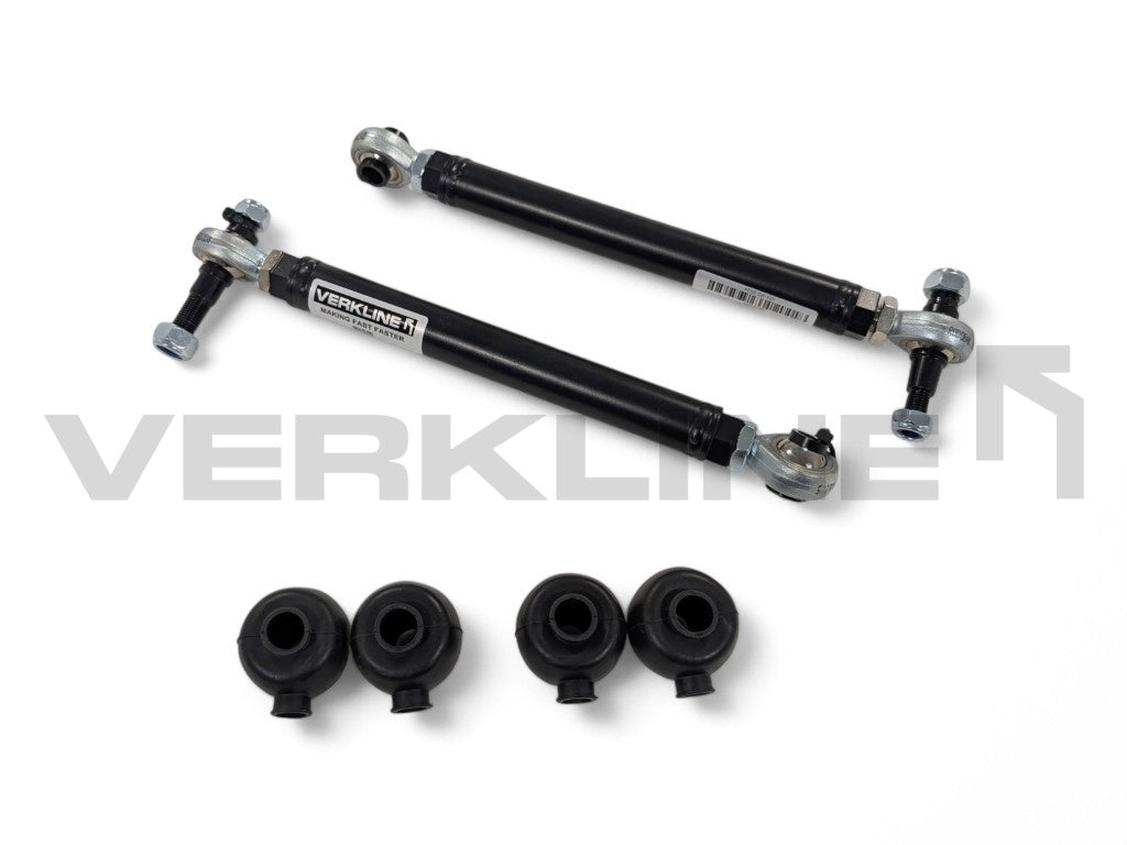 Rear track rods for support frame without ARB