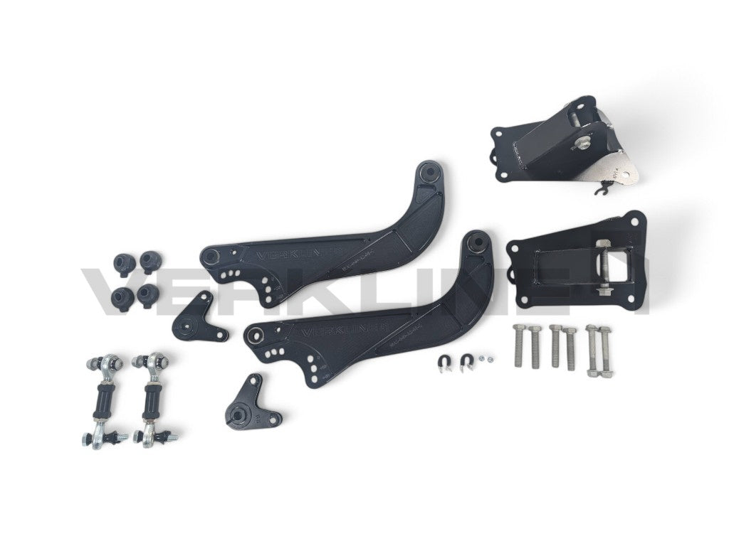 VERKLINE WAS-040 Spherical adjustable PQ35 rear trailing arm kit Audi RS3 S3 A3 8P Golf Mk5/6 Audi TT 8J Seat Leon 1P - image 4 of 4