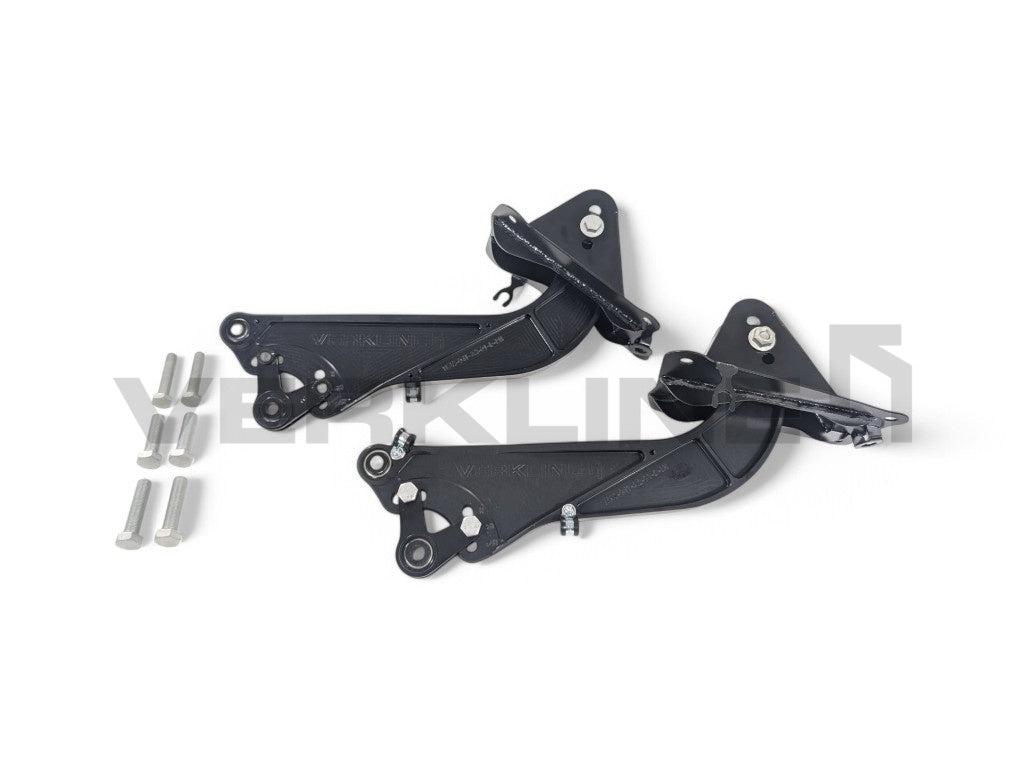 Spherical adjustable MQB Rear Trailing Arm Kit Audi RS3 S3 A3 8V