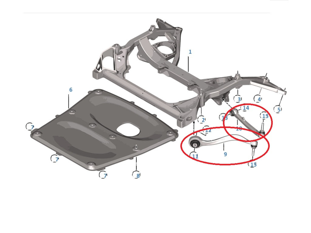 VERKLINE WAS-442 Fully adjustable wishbone kit - BMW F8x M2 / M3 / M4 - track package - stage 1 - image 6 fullscreen