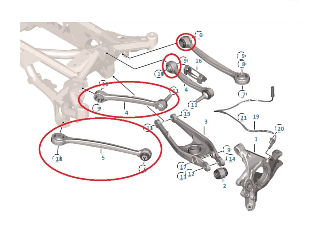 VERKLINE WAS-442 Fully adjustable wishbone kit - BMW F8x M2 / M3 / M4 - track package - stage 1 - image 17 of 28