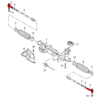 Bump Steer Front Adjustable Tie Rod Ends - TTRS TTS TT 8J