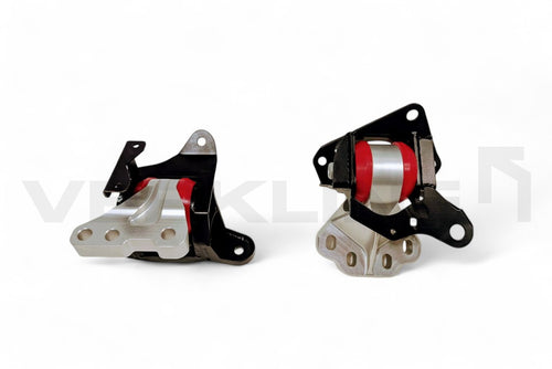 Toyota GR Yaris engine and gearbox mounts red